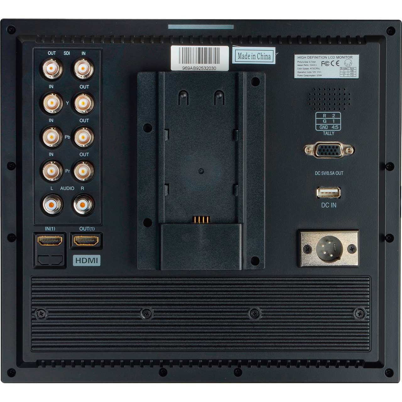 Delvcam DELV-SDI-7 7" 3G-SDI Camera-Top Monitor 