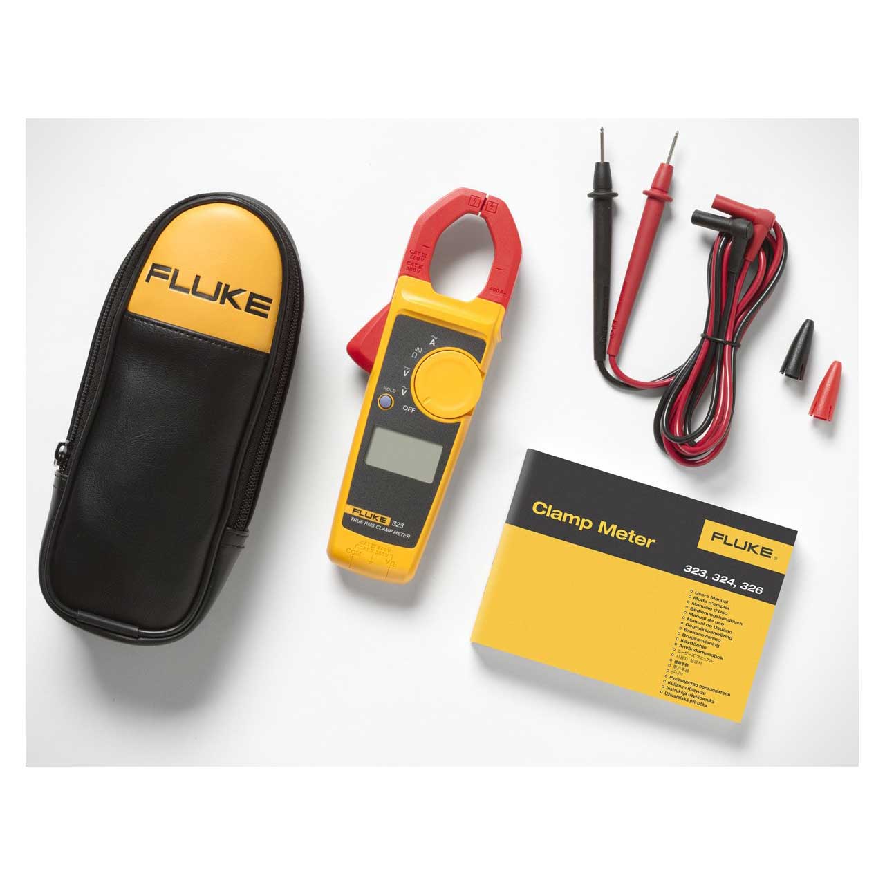 Fluke 323 TrueRMS AC Clamp Meter 400A AC / 600V AC/DC