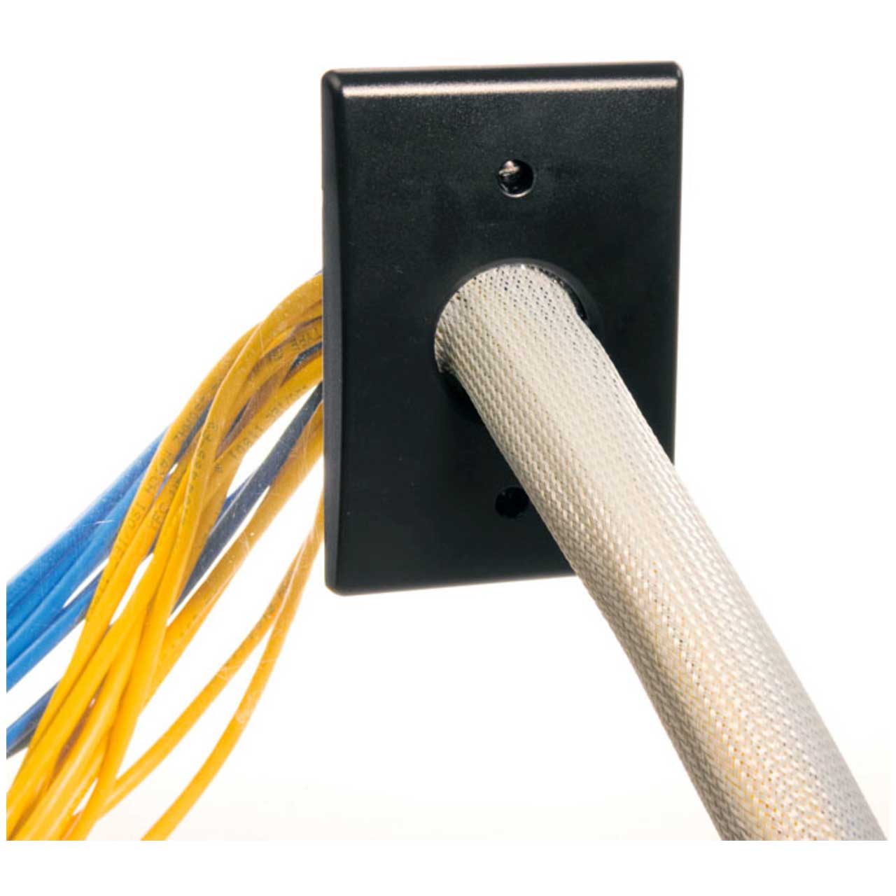 Techflex FMS1.50FK Flexo Mounting System Bulk Cable Wall Plate & Collar