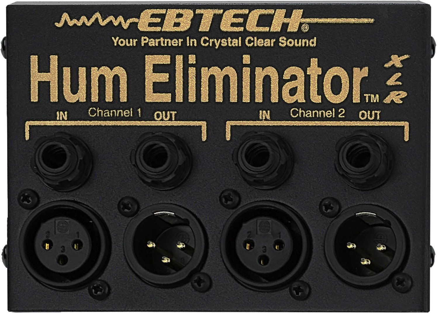 Ebtech HE-2-XLR 2-Channel Hum Eliminator with 1/4in Smart Jacks
