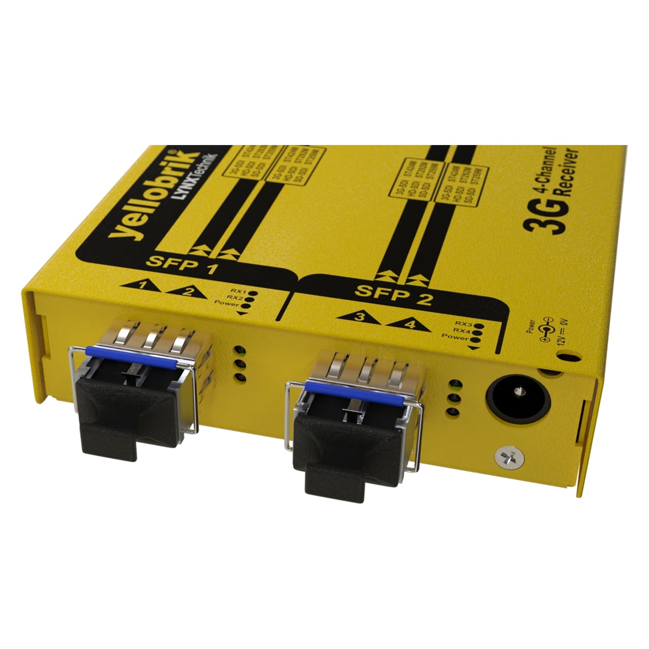 LYNX Technik ORR 1804 Yellobrik 3G-SDI 4-Channel Duplex LC/PC