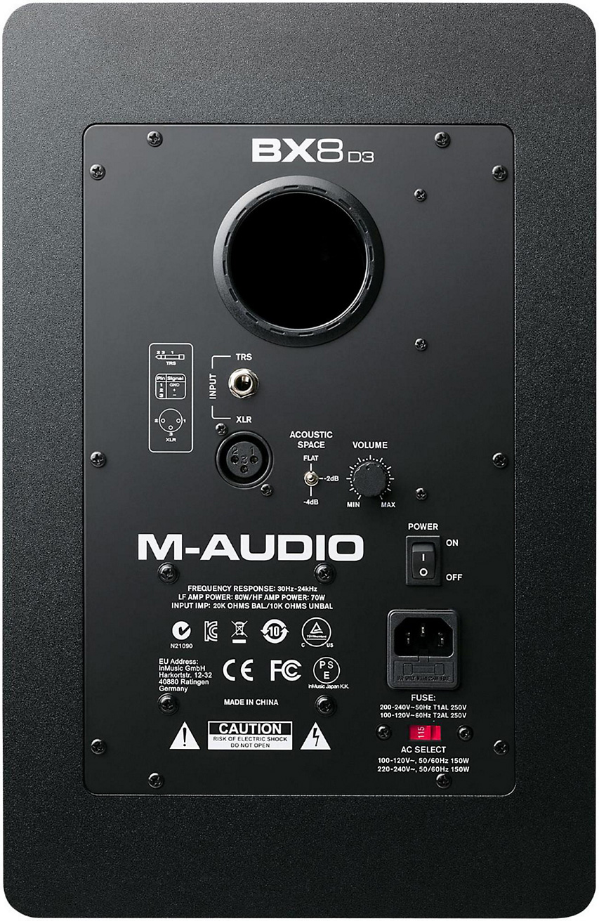 M audio shop bx8 crimson