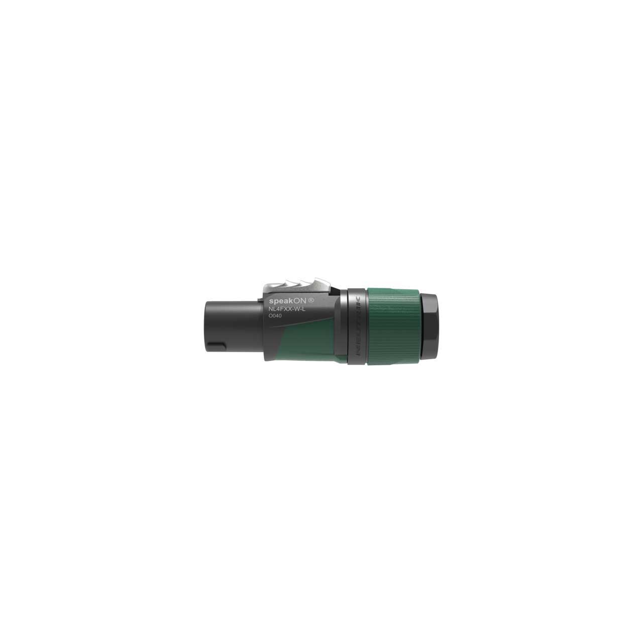 NEUTRIK NL4FXX-W-L-D speakON XX Series 4 Pole Cable End - Green - Large ...