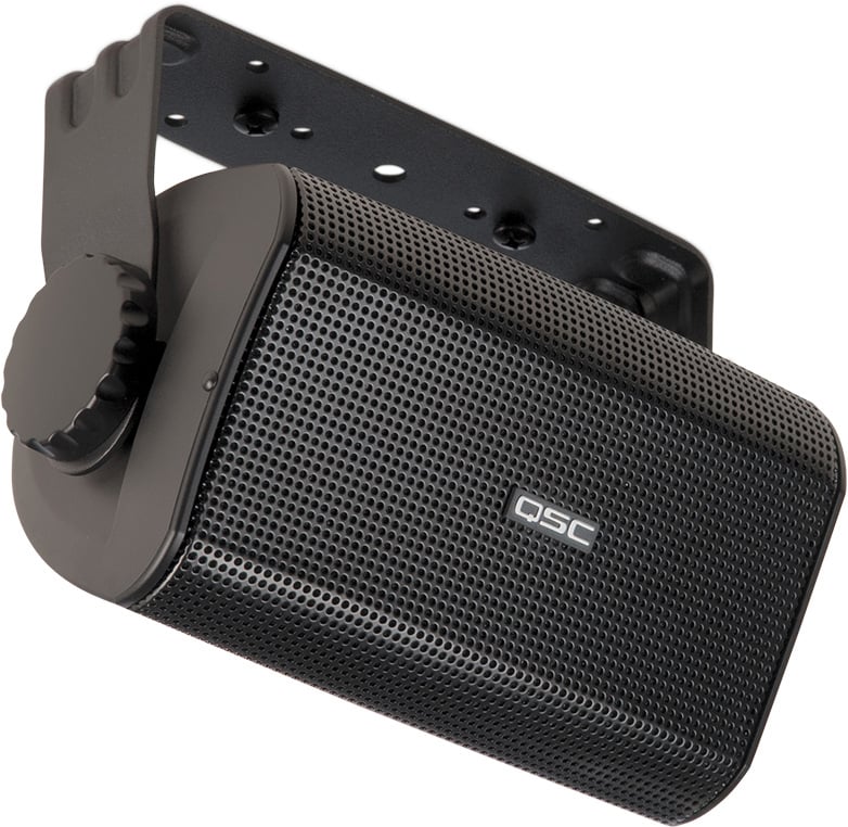 QSC Audio AD-S32T 2-Way Surface Mount Speaker - Black - Pair