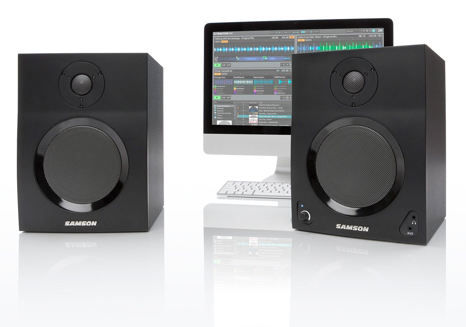 Samson MediaOne BT5 Active Studio Monitors with Bluetooth Pair