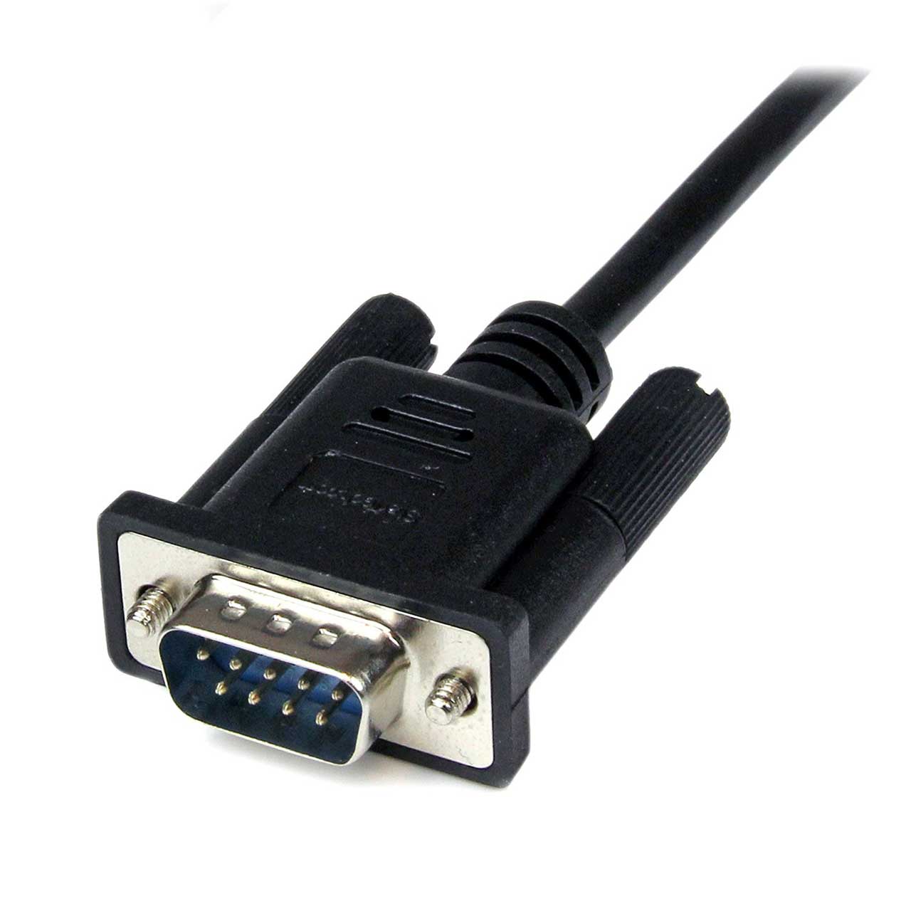 3ft short DB9 pin Male-Female Extension Serial RS232 Straight Through Cable/Cord 
