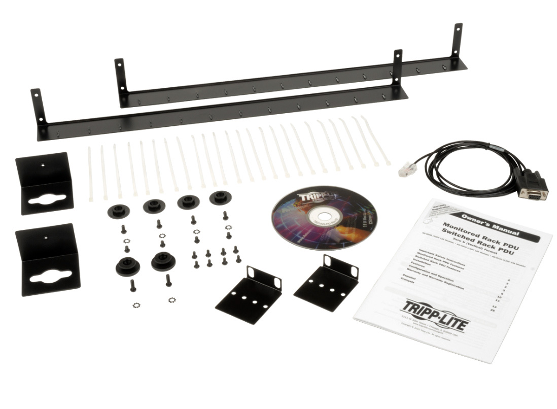 TRIPP LITE 24-outlet 5-15/20R metered 0u vertical rack digital pdu : Tripp Lite 24 Outlet Bench \u0026 Cabinet Power Strip, 22 5