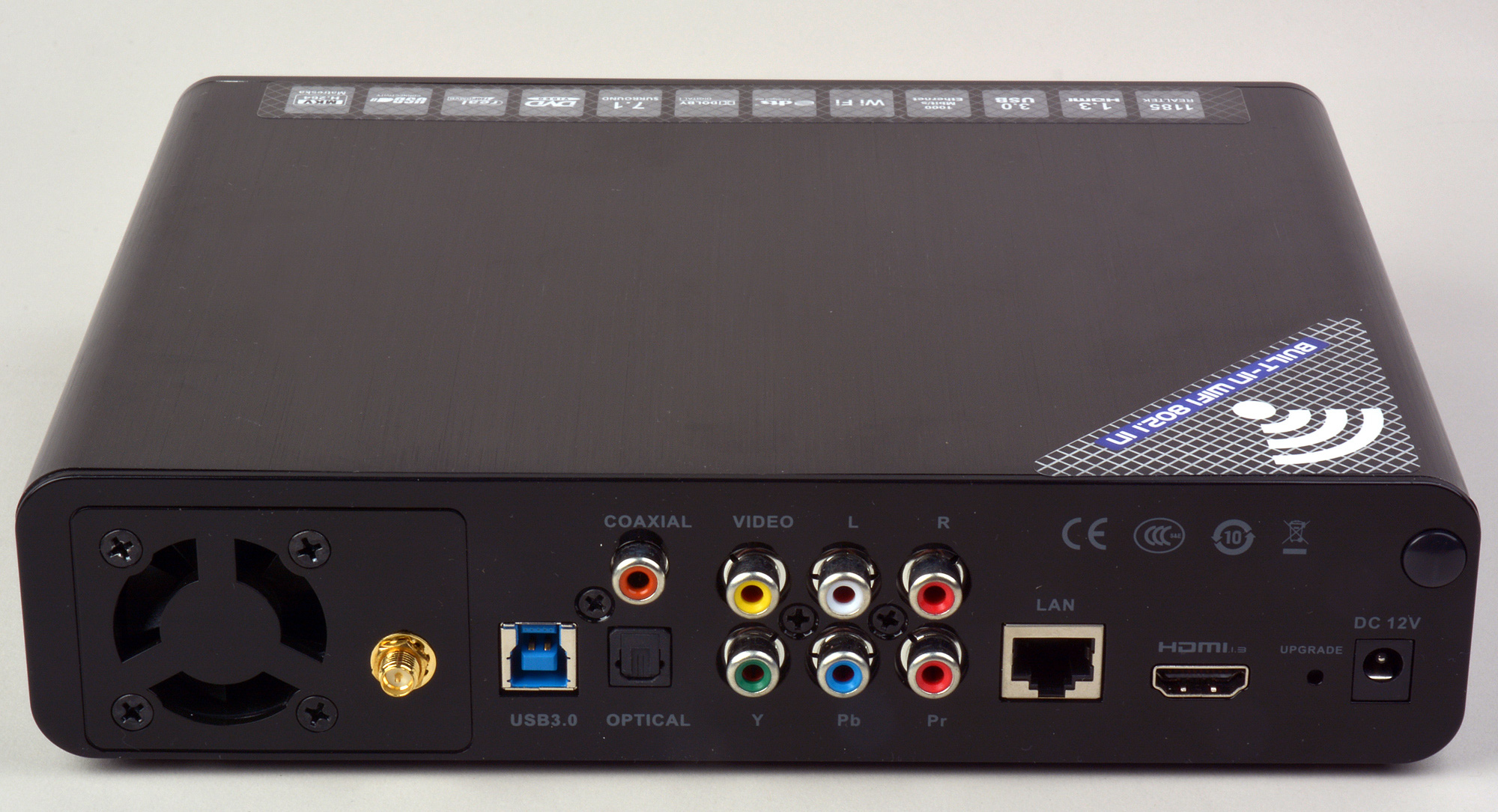 HDMI 1080p Pro Universal Media Player with Wired or 8021.1n Wireless