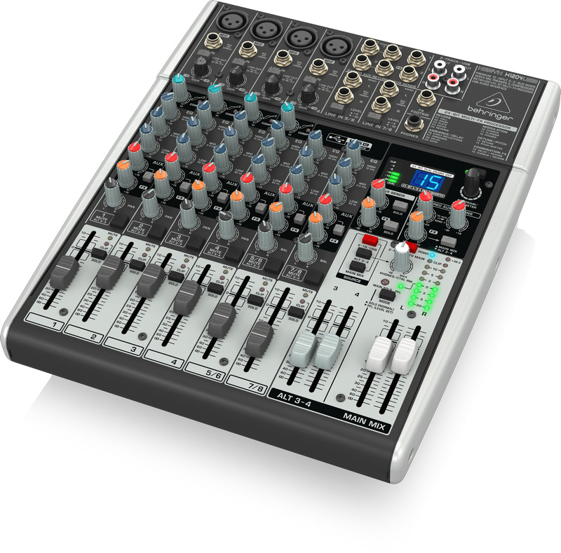 Behringer XENYX X1204USB 12Channel USB Audio Mixer with Effects