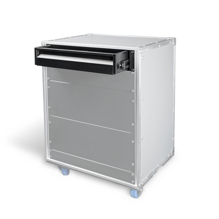 Adam Hall 874E02 ERGO Series 19-Inch 2RU Steel Rack Drawer with Snap ...