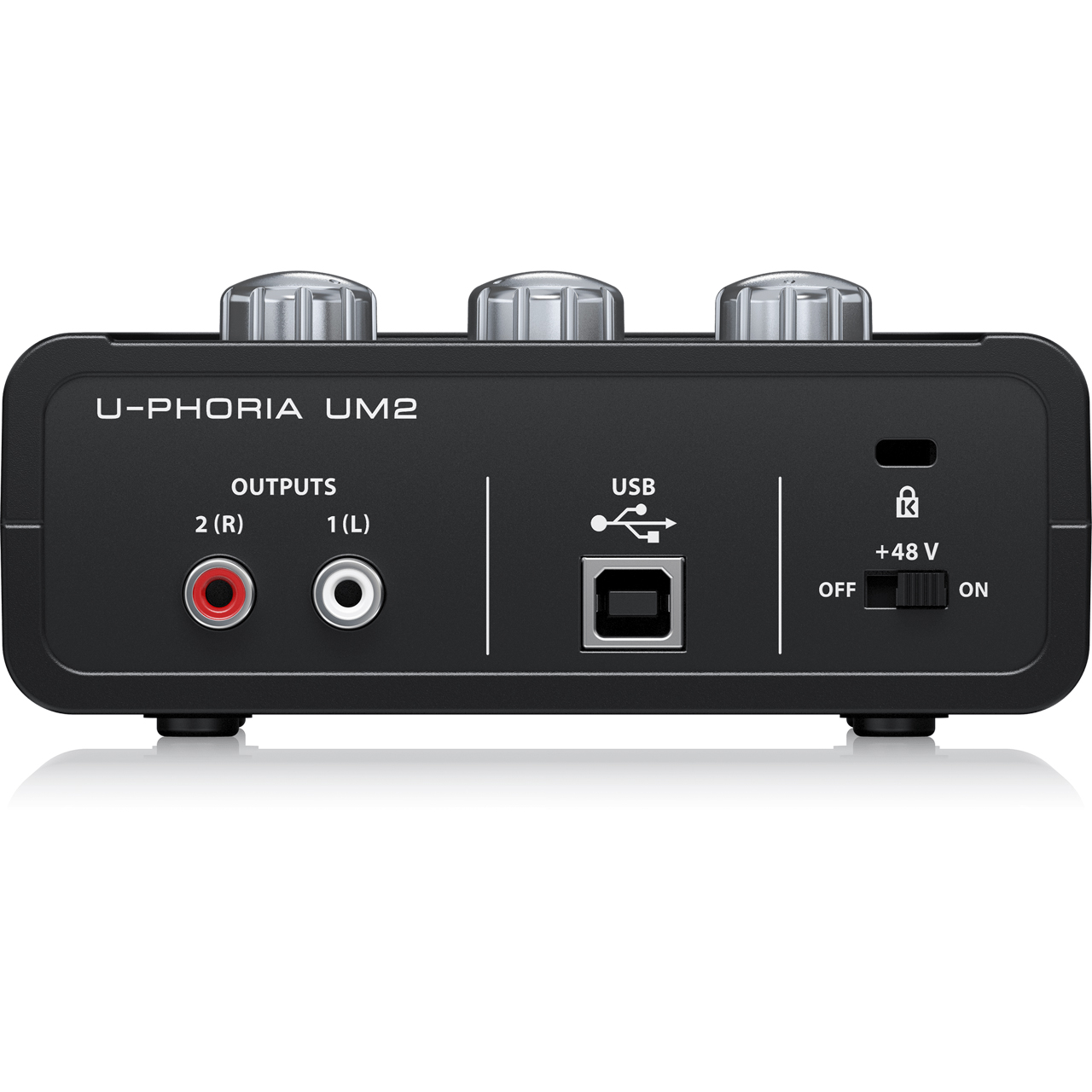 Behringer UM2 Audiophile 2x2 USB Audio Interface with XENYX Mic