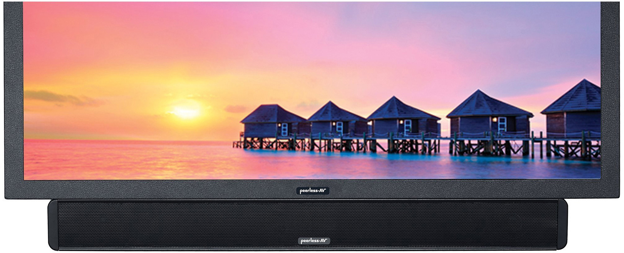PeerlessAV SPK080 Xtreme Outdoor Soundbar for 4286 Inch TVs