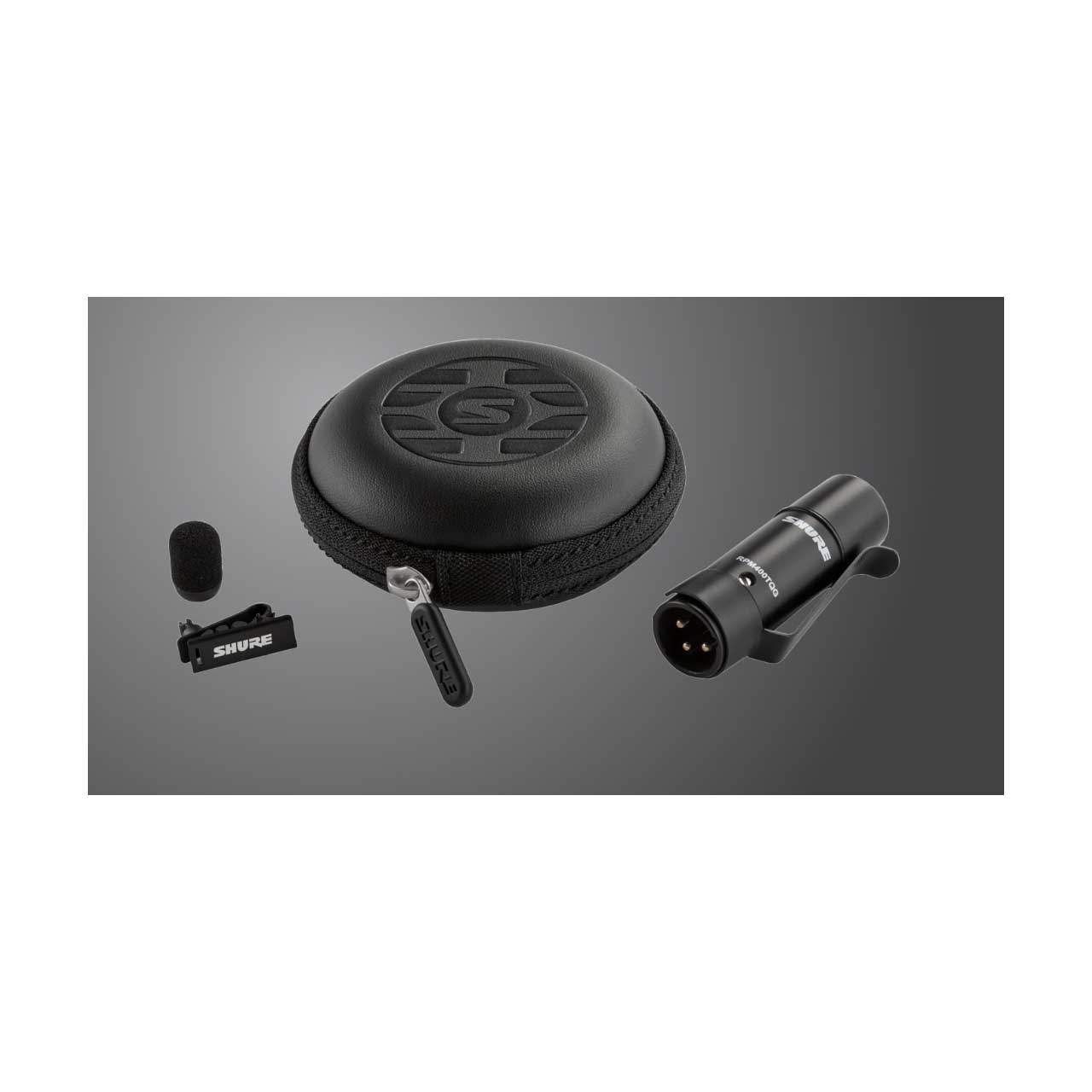 Shure UL4B/C-XLR-A UniPlex Cardioid Lavalier Microphone - 3 Pin