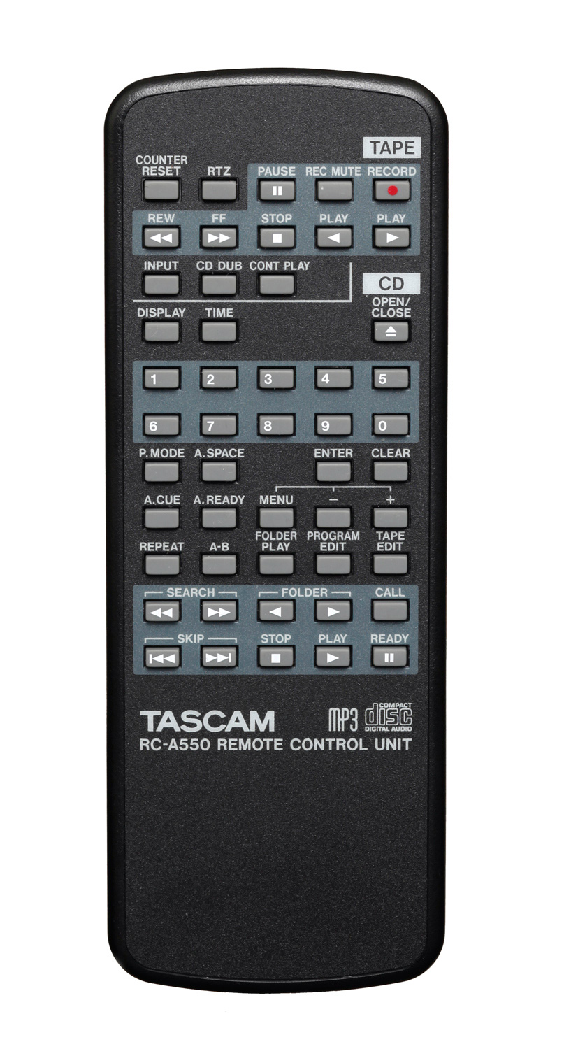 Tascam CDA550mkII CD Player/Cassette Recorder Combo