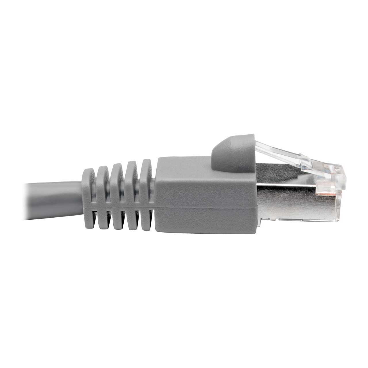 Tripp Lite N262-012-GY Cat6a Ethernet Cable 10G STP Snagless Shielded ...