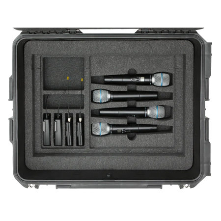 SKB 3i-221710WMC iSeries Injection Molded Wireless Microphone Fly Rack ...