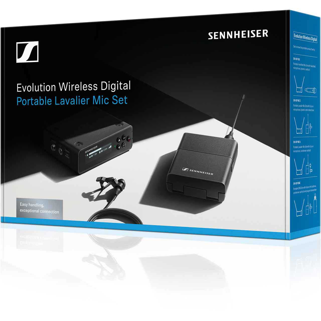 Sennheiser EW-DP ME4 SET Evolution Wireless Digital Cardioid Lavalier Mic  System - 552-607.8MHz