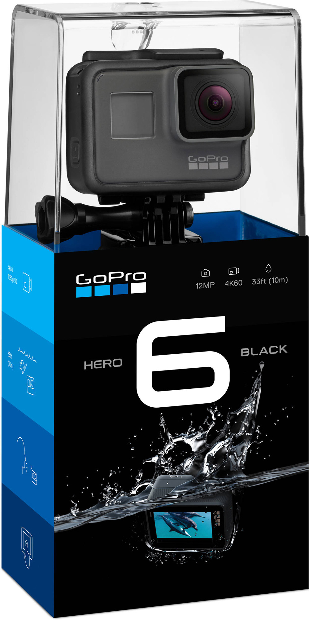 GoPro HERO6 Black 4K Ultra HD Video / 12MP Photo POV Video Action Camera