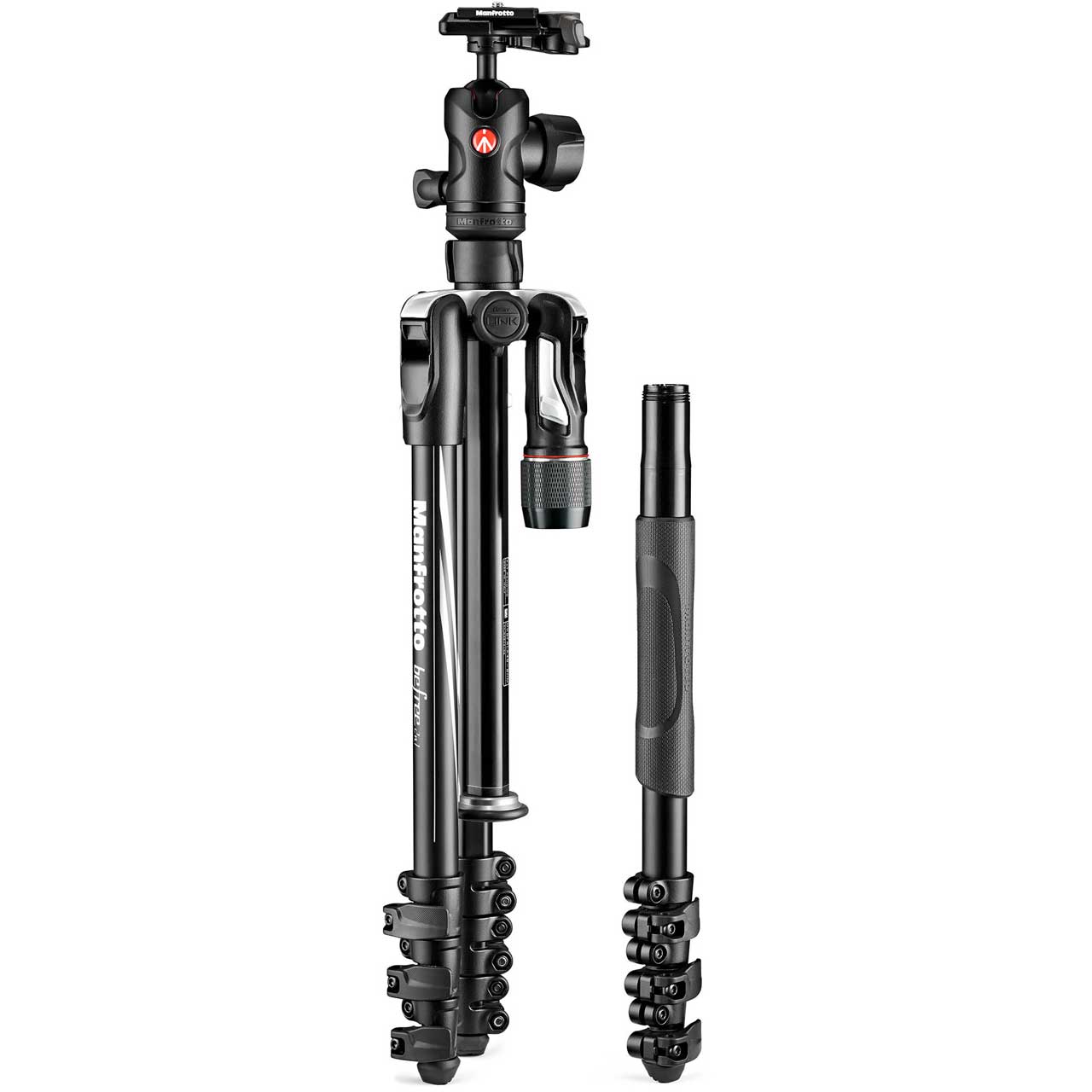 Befree 2N1 Aluminium tripod lever, monopod included - MKBFRLA4B-BHM