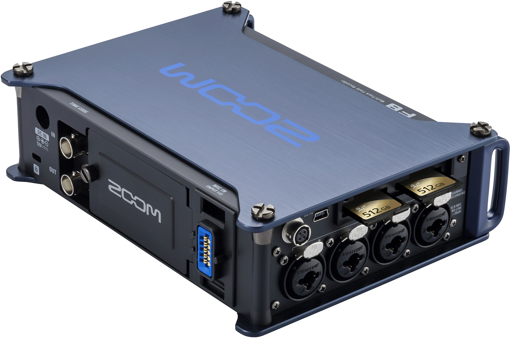 Zoom F8 MultiTrack ENG & Film Audio Field Recorder with Timecode 8