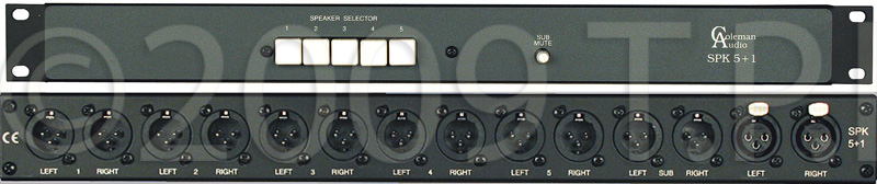 Coleman Audio SPK5+1 Speaker Switcher COL-SPK51