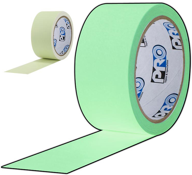 Glow Tape Luminescent 1 Inch x 10 Yard Roll GLOW-3
