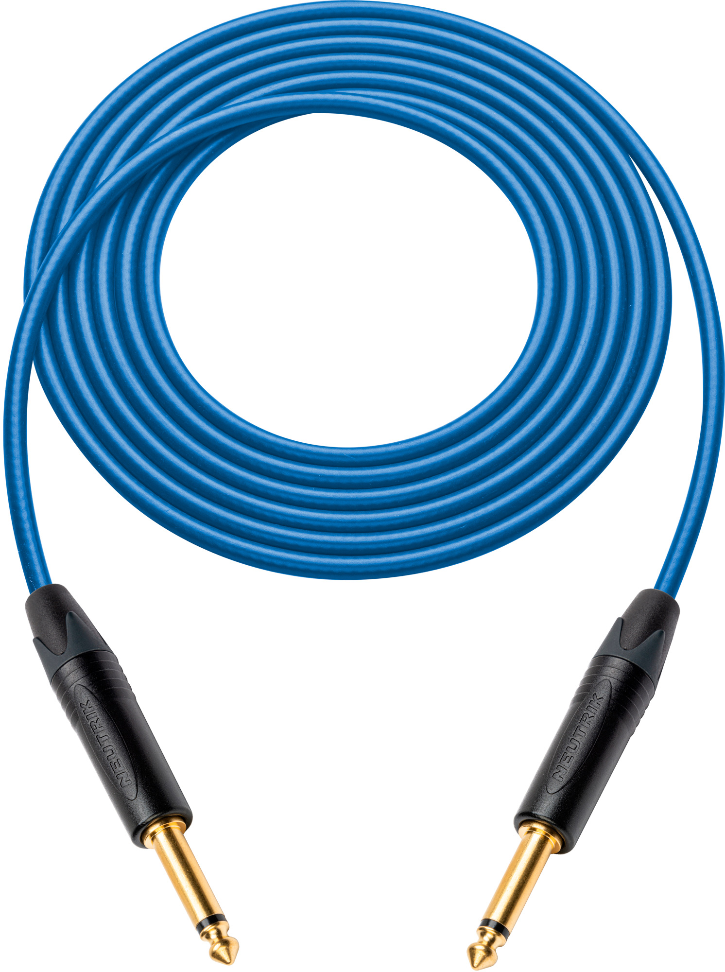 Canare GS-6 Instrument Cable w/Neutrik XS 1/4 Phone Plugs 50 Foot Blue