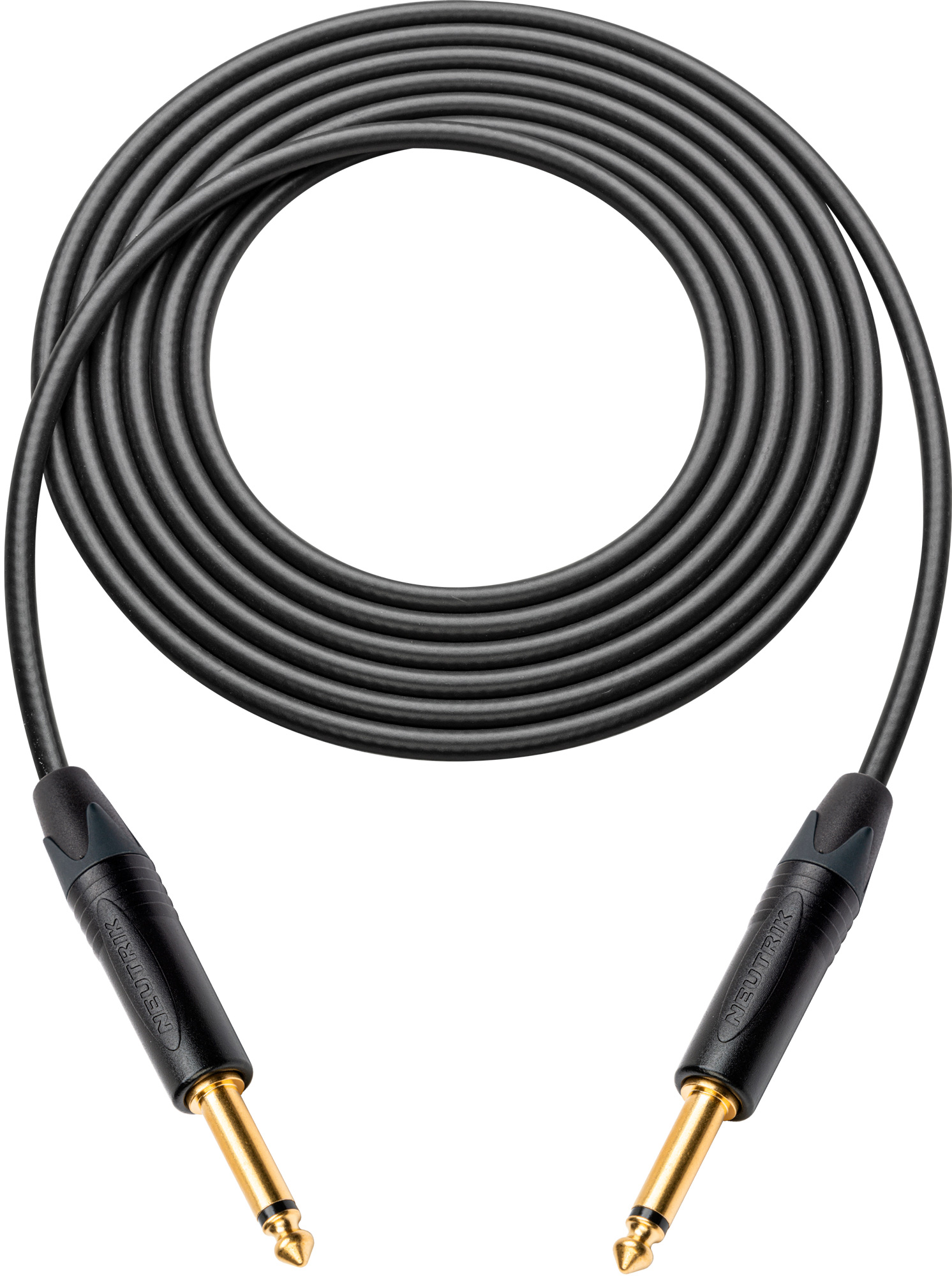 Canare GS-6 Instrument Cable w/Neutrik XS 1/4 Phone Plugs 50 Ft. Black