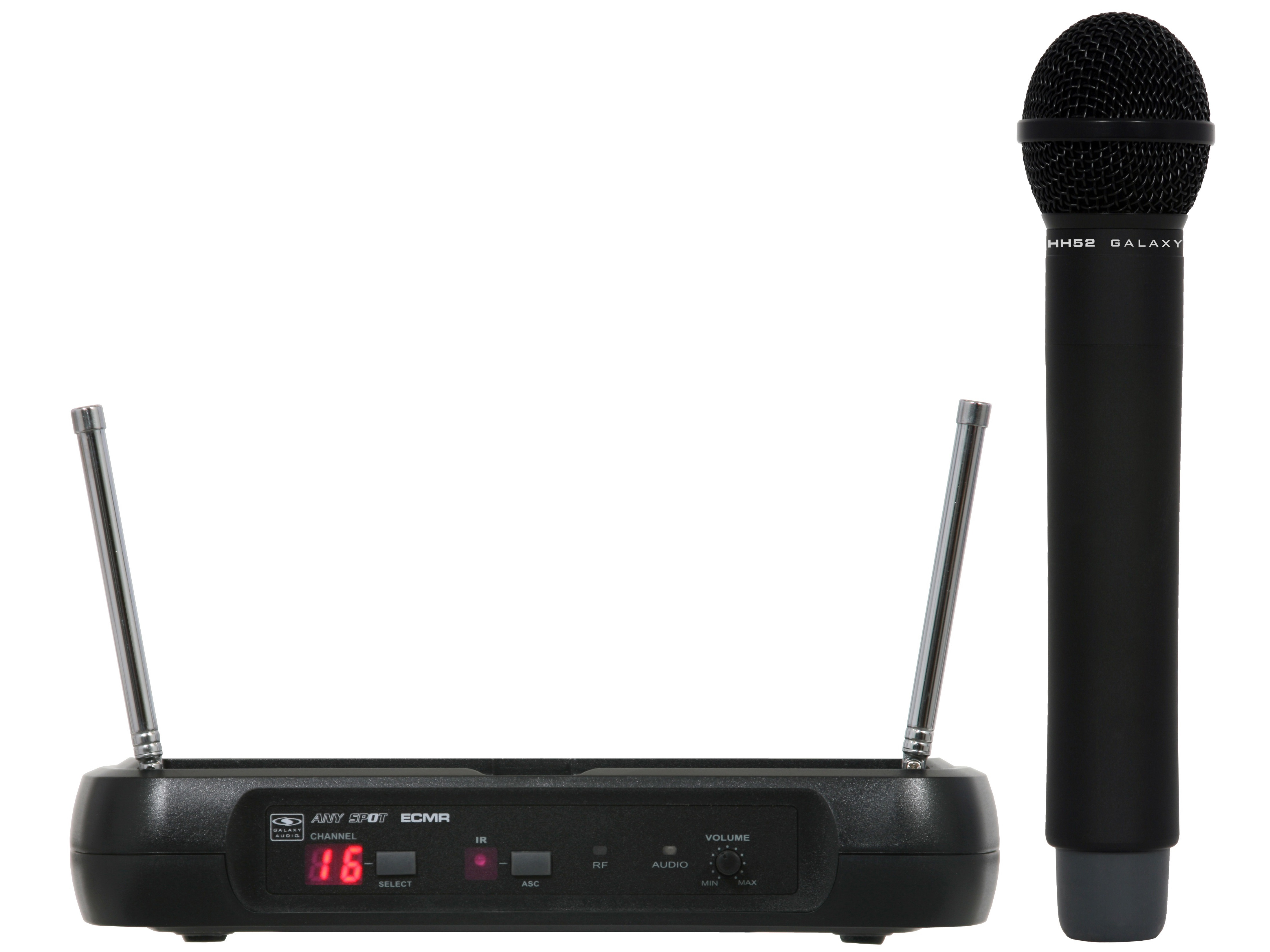 Galaxy Audio ECMR/HH52D ECM Handheld System Freq CODE D GXY-ECMR-HH52D