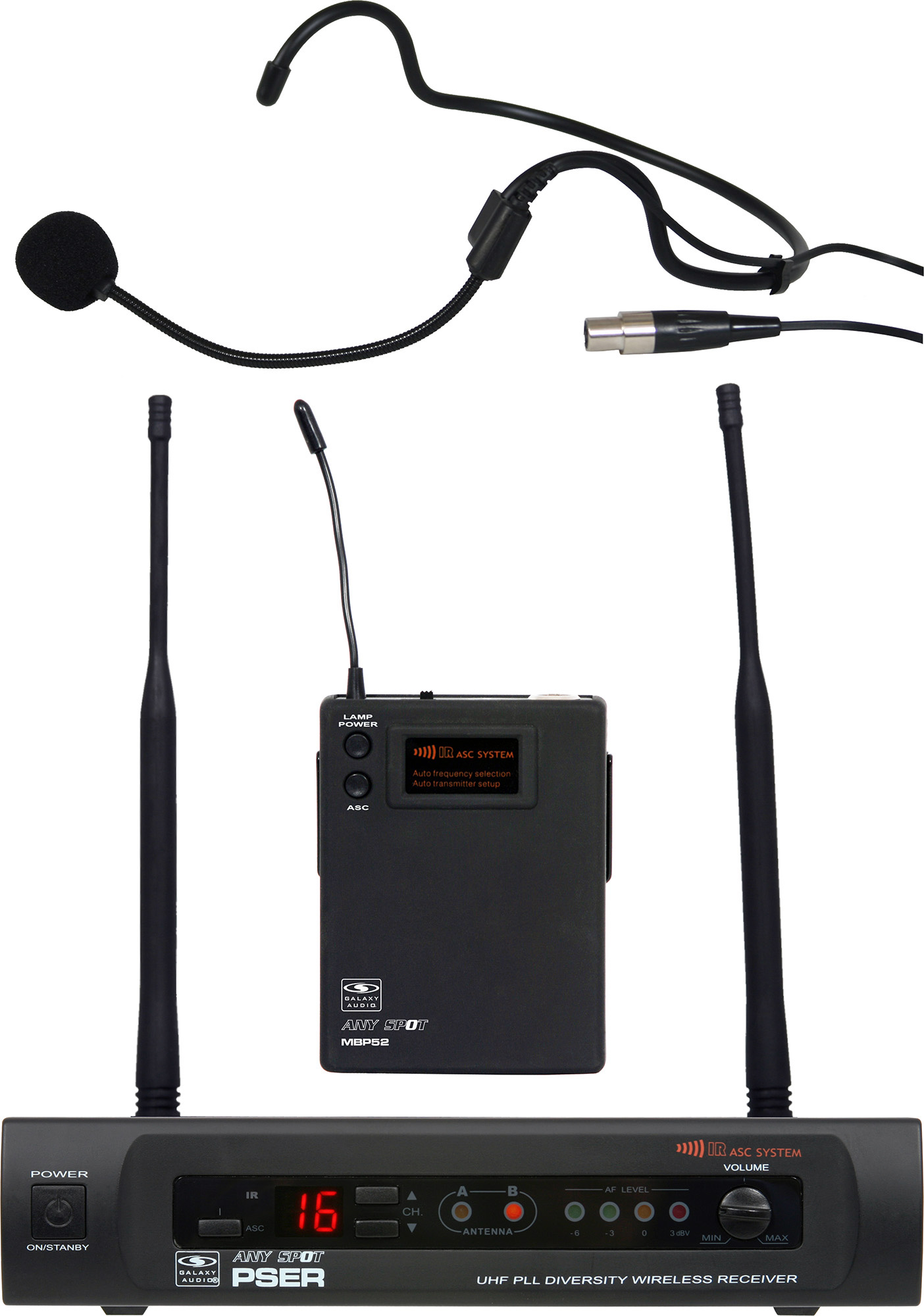 Galaxy Audio PSER/52HSD PSE Headset System Freq CODE D GXY-PSER-52HSD
