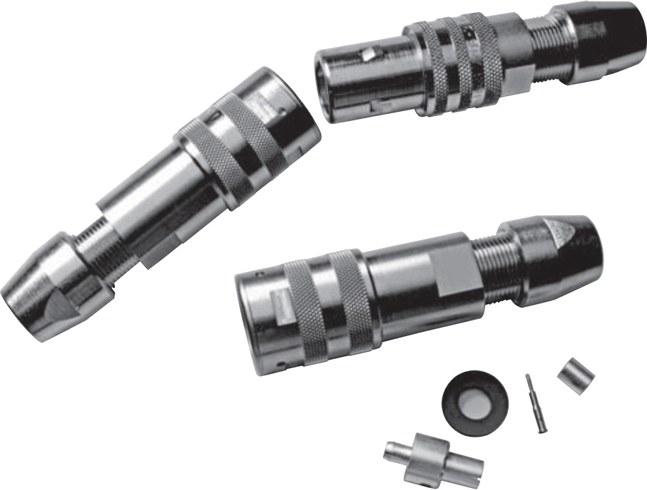 Kings Male Bulkhead Chassis Mount Connector for Belden 8233 KC-77021