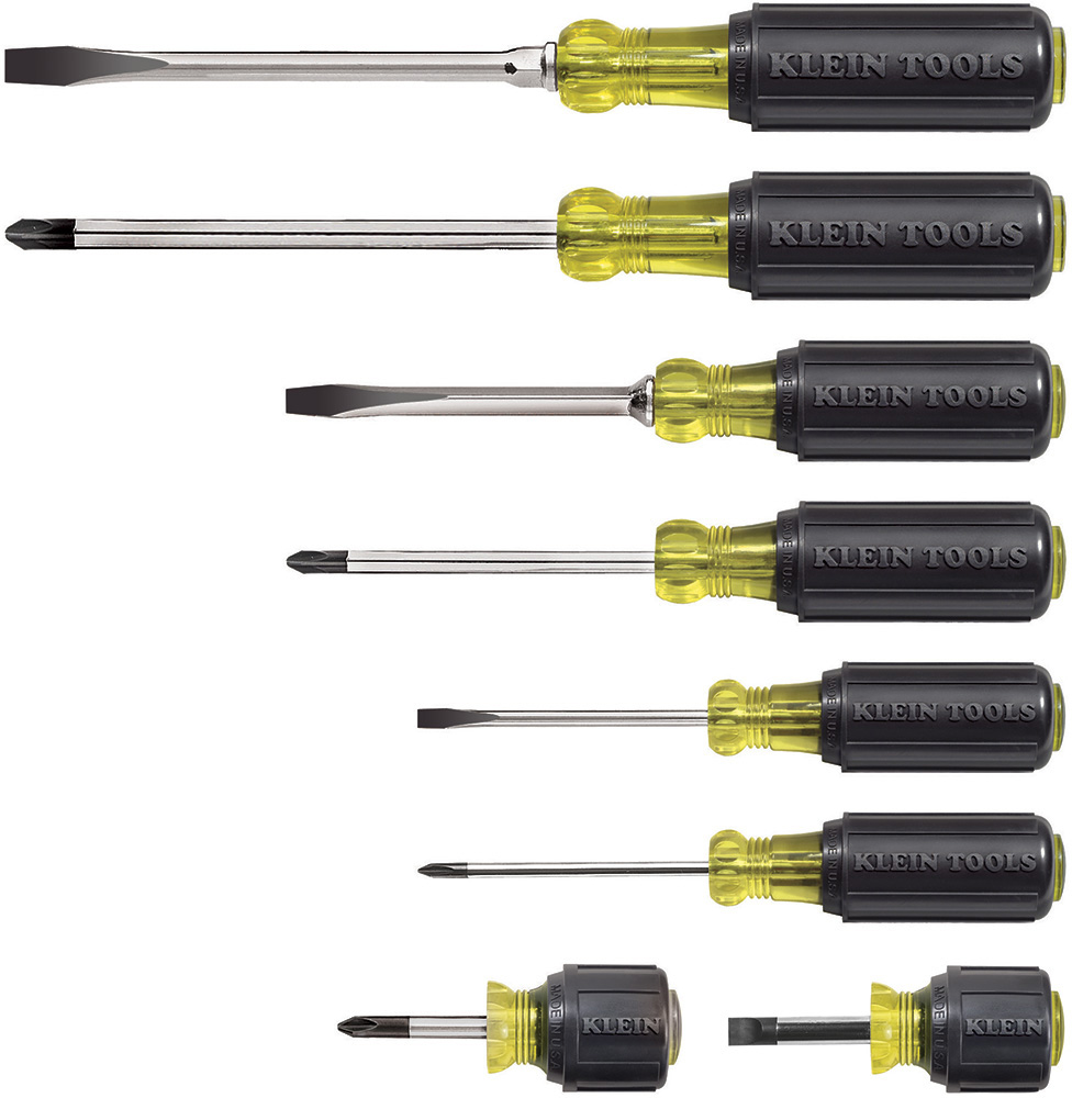 Klein Tools 8pc Cushion-Grip Screwdriver Set KLT-85078