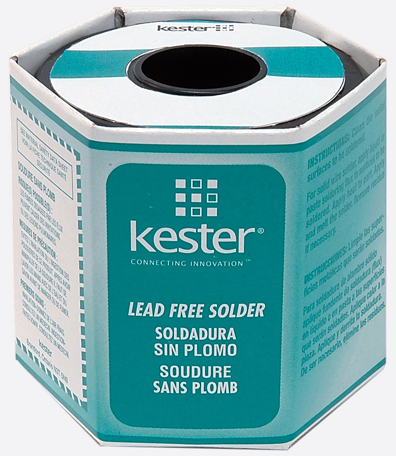 Kester Lead Free SN96 AG3 48 Rosin 050 Diameter 18 AWG  Solder Wire