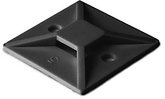 Black Tie Mount .75 x .75 100 Pack MB3A-OW-100