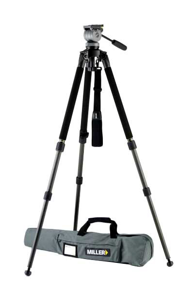 Miller 1511 Tripod Solo DS-10 w/Solo DV Carbon Fiber Tripod MIL-1511