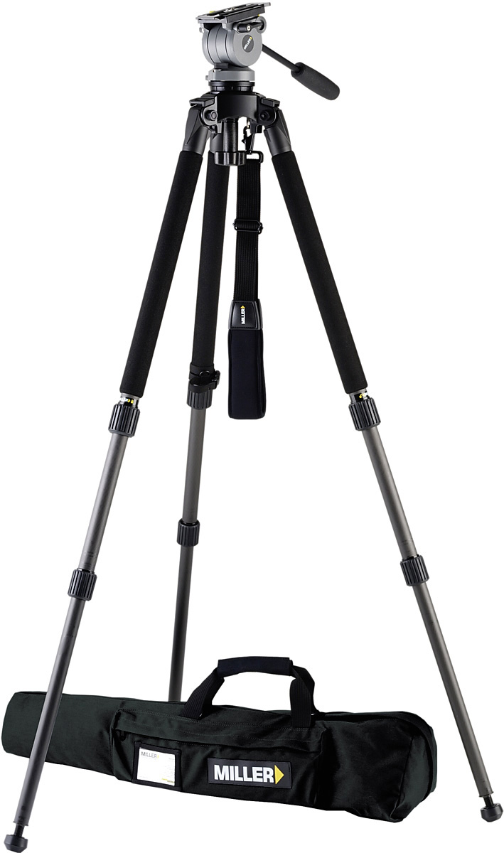 Miller Tripod 1514 System DS-20 w/Solo DV Carbon Fiber Tripod 1501