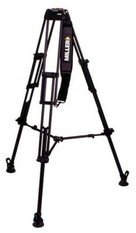 Miller 420 Aluminum DS 2-Stage Tripod With 75mm Bowl Top MIL-420