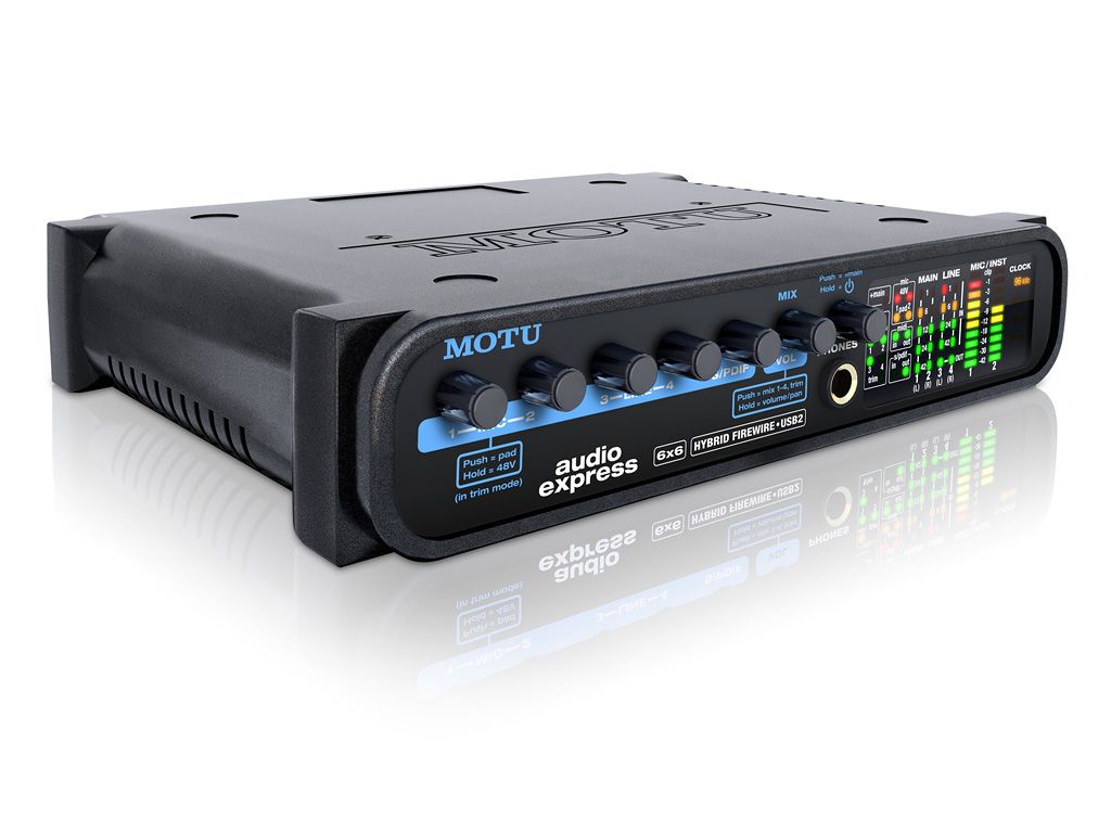 Motu Audio Express 6x6 Half-Rack Hybrid FireWire/USB2 Audio Interface