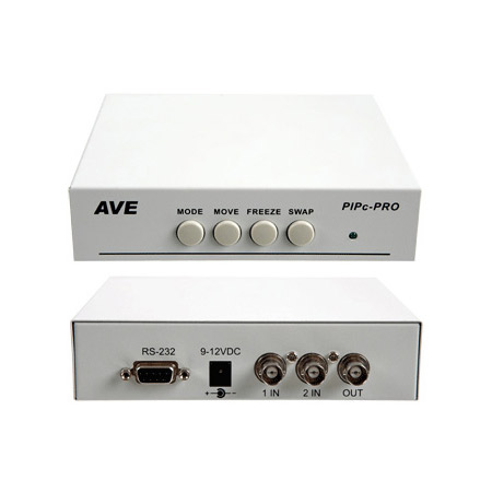 American Video PIPC-PRO Picture-In-Picture Screen Splitter With RS-232 PIP-C