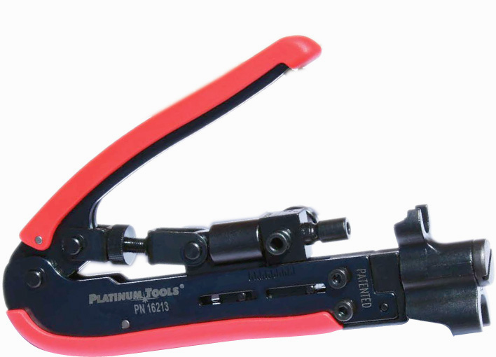 Platinum Tools 16213C SmartSeal Compression Crimp Tool for RG59/RG6/RG