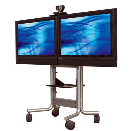 Avteq RPS-500L Rollabout Stand For 2 37 to 52 Inch Plasma or LCD