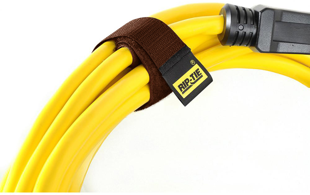 Rip-Tie CableWrap 1x21 Brown 100 Pack RT21-100-BN
