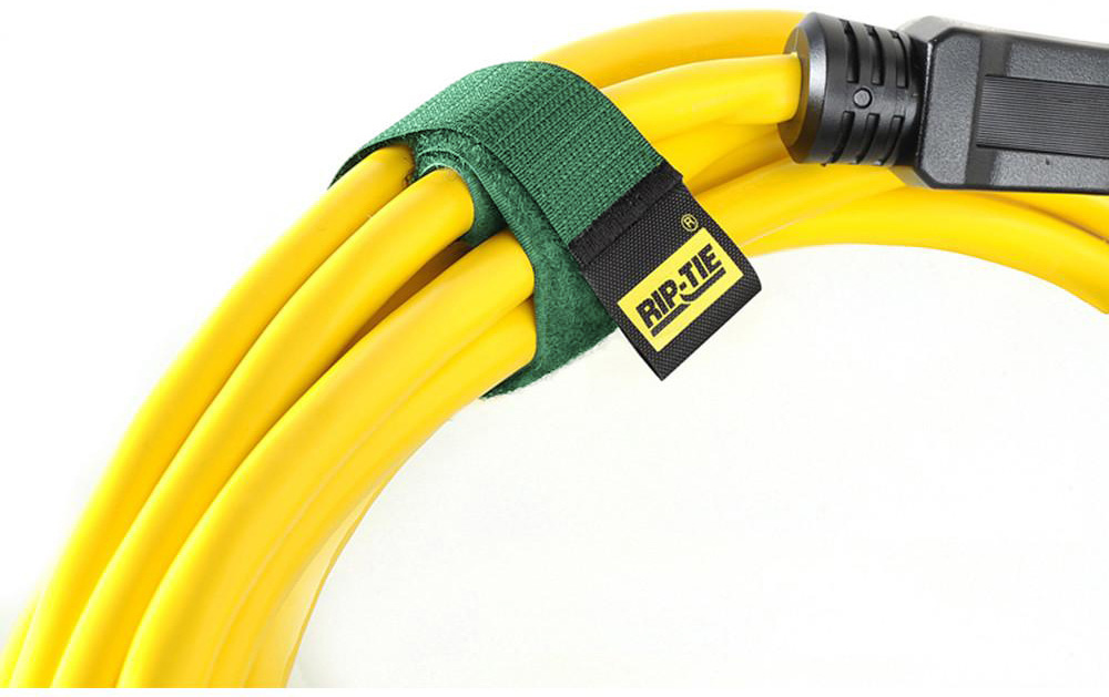 Rip-Tie CableWrap 1x21 Green 100 Pack RT21-100-GN