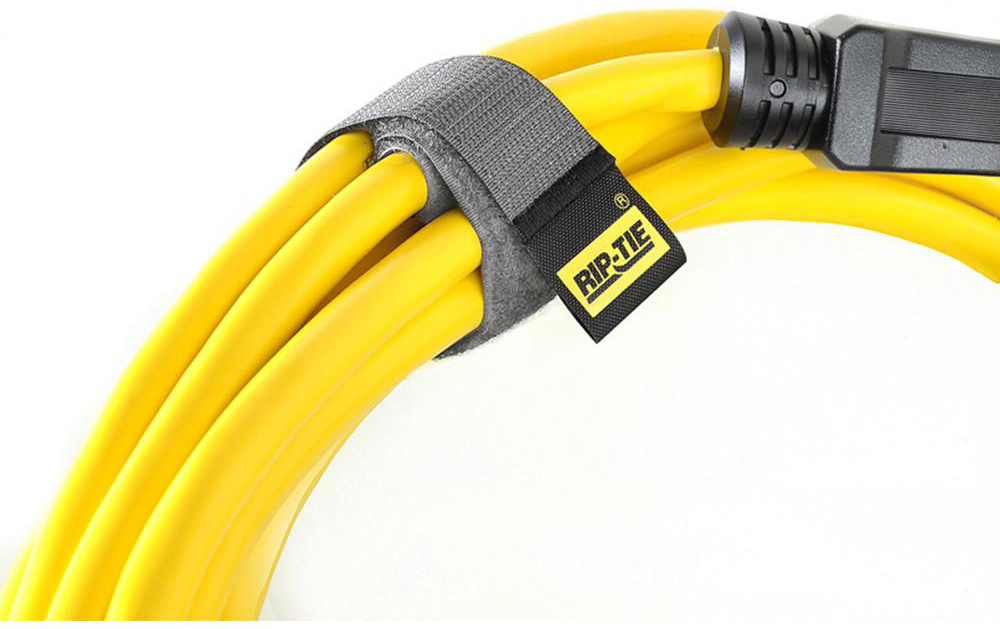 Rip-Tie CableWrap 1x21 Grey 100 Pack RT21-100-GY