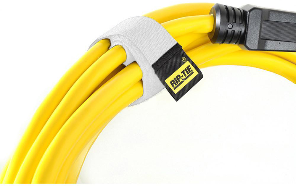 Rip-Tie CableWrap 1x9 White 100 Pack RT9-100WE
