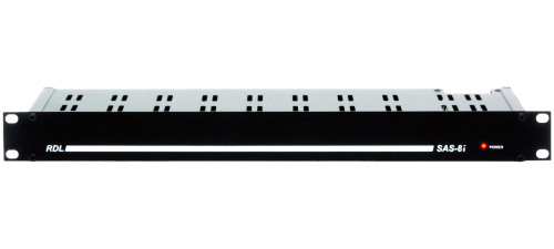 RDL SAS-8i Audio Input Chassis for SourceFlex Distributed Audio System