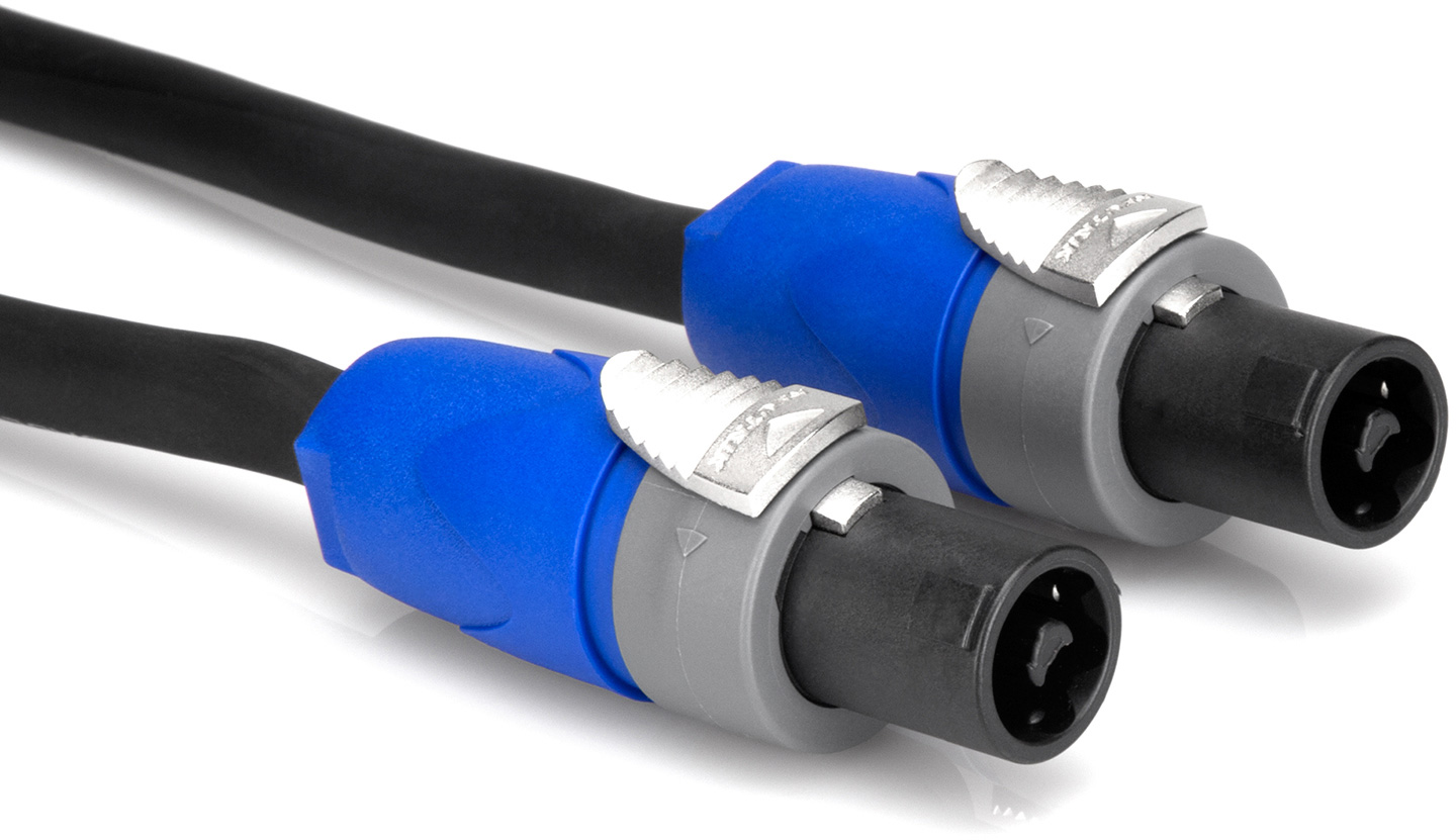Hosa SKT-225 Speaker Cable; Neutrik speakON to Same; 25 ft SKT-225