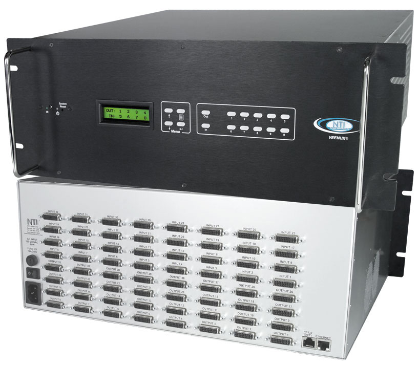 NTI SM-32X32-DVI-LCD DVI Video Matrix Switch SM-32X32-DVI-LCD
