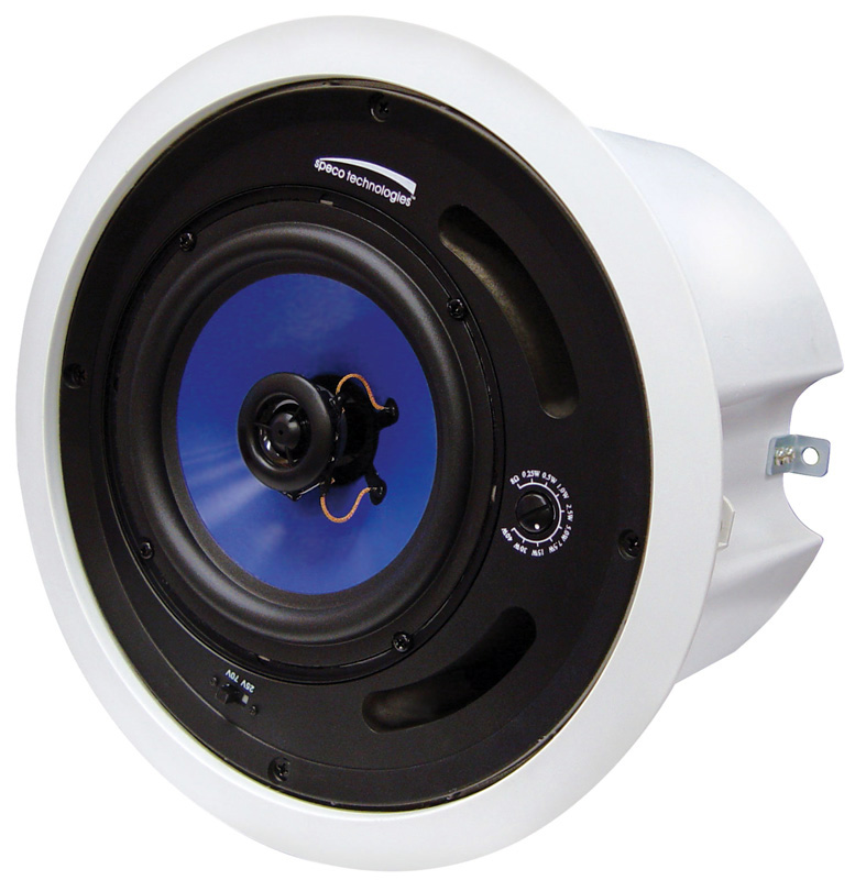 Speco SP5MAT 5.25 Inch 70/25V Commercial ABS Plastic Back Can Speaker