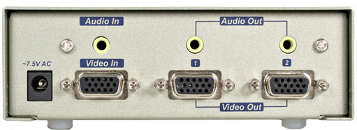 StarTech ST122PROA 2 Port High-Res VGA Video and Audio Splitter/DA